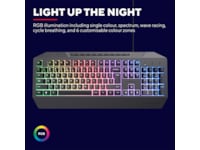 Trust GTX 836 Evocx Illuminated Gamingtastatur Gamingtastatur