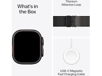 Apple Watch Ultra 2 49mm GPS + LTE Titan (sort) -B-Grade Demo klokker