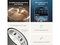 Oura Ring 4 Smart Ring str. 11 (stealth) -B-Grade Demo tilbehør til mobiler & klokker