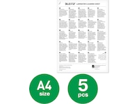 Leitz rengjøringsark  for lamineringsmaskiner, Premium A3/A4 Tilbehør