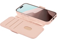 dbramante1928 iPhone 17 Lynge 2-i-1 Lommebokdeksel (pink sand) Mobildeksel