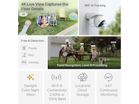 TP-Link Tapo C560WS 4K utendørs overvåkningskamera Overvåkningskameraer