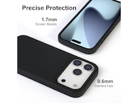 iiglo iPhone 17 Pro Magnetic Silikondeksel (sort) Mobildeksel