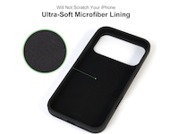 iiglo iPhone 17 Pro Max Magnetic Silikondeksel (sort) Mobildeksel