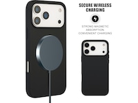 iiglo iPhone 17 Pro Max Magnetic Silikondeksel (sort) Mobildeksel