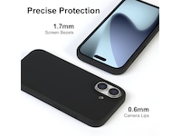 iiglo iPhone 17 Magnetic Silikondeksel (sort) Mobildeksel