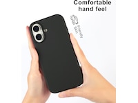 iiglo iPhone 17 Magnetic Silikondeksel (sort) Mobildeksel