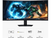 Samsung 40" curved gamingskjerm Odyssey G7 S40FG75 Gamingskjermer