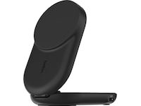 Belkin UltraCharge 2-in-1 Qi2 Trådløs lader (sort) Trådløs lader