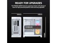 Corsair FRAME 4500X RS-R ARGB Mid Tower (hvit) Midi tower