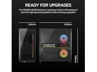 Corsair FRAME 4500X LX-R RGB Mid Tower (sort) Midi tower