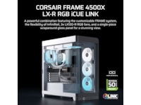 Corsair FRAME 4500X LX-R RGB Mid Tower (hvit) Midi tower