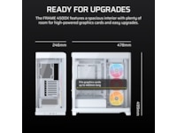 Corsair FRAME 4500X LX-R RGB Mid Tower (hvit) Midi tower