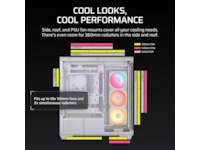 Corsair 3500X LXR LINK Mid Tower (hvit) Midi tower
