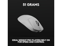 Logitech Pro X Superlight 2c Trådløs Gamingmus (hvit) Gamingmus