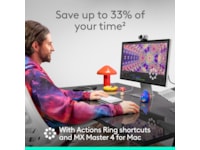 Logitech MX Master 4 for Mac Trådløs Ergonomisk Mus (Space Black) Mus