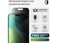 InvisibleShield Glass Elite iPhone Air Privacy Skjermbeskytter Skjermbeskytter