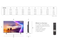 Philips 65" PUS8550/12 QLED Smart Ambilight TV (2025) -B-Grade Demo TV/projektor