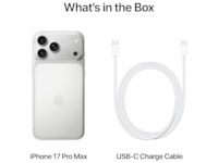 iPhone 17 Pro Max 1TB (sølv) Mobiltelefoner