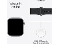 Apple Watch Series 11 GPS + LTE 42mm Titan (skifergrå) Smartklokker