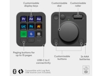 Logitech MX Creative Console (sort) Tastatur