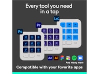 Logitech MX Creative Console (grå) Tastatur