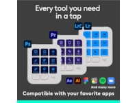 Logitech MX Creative Console (grå) Tastatur