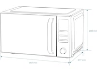 Avant MWO25LB1 Mikrobølgeovn med Grill 900W 25L Mikrobølgeovn
