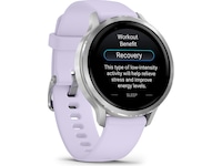 Garmin Venu 4 41mm GPS (silver/periwinkle) Smartklokker