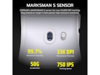Corsair Sabre v2 Pro Ultralight Trådløs Gaming Mus (hvit) Gamingmus