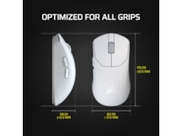 Corsair Sabre v2 Pro Ultralight Trådløs Gaming Mus (hvit) Gamingmus