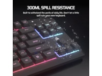 Corsair K55 CORE TKL RGB Gamingtastatur (sort) Gamingtastatur