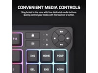 Corsair K55 CORE TKL RGB Gamingtastatur (sort) Gamingtastatur