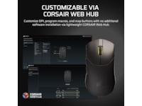 Corsair Sabre v2 Pro Ultralight Trådløs Gaming Mus (sort) Gamingmus
