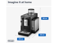 DeLonghi Rivelia EXAM440.35.B automatisk kaffemaskin -B-Grade Demo hjem & fritid