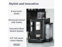 DeLonghi Rivelia EXAM440.35.B automatisk kaffemaskin -B-Grade Demo hjem & fritid