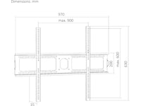 Loeffen TV-veggfeste 60-120" 200kg VESA Veggfeste & TV-stativ