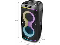 Andersson PYB-3300 Festhøyttaler med LED-lys 100W Trådløs / Bluetooth-høyttaler