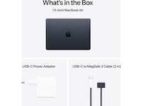 Apple MacBook Air 13" M4 256GB (midnatt) -B-Grade Demo bærbar PC