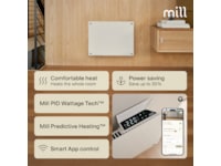 Mill Glass Smart WiFi Gen 4 panelovn 400W -B-Grade Demo hjem & fritid