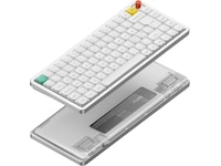 NuPhy Air75 V3 trådløst gaming tastatur (nova white / blush nano) Gamingtastatur