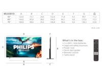 Philips 55" MLED810/12 QD Smart MiniLed TV (2025) -B-Grade Demo TV/projektor