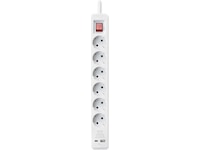 Andersson PWS-C2000 strømforgrener 6-veis 3m 2-pack Skjøtekabel & forgrener
