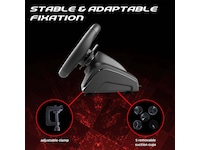 Subsonic 270 GT Gaming Ratt med Pedaler og Paddles Ratt og pedaler