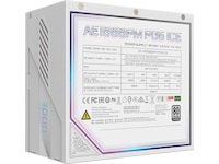 Gigabyte AORUS ELITE P1000W ICE PSU (hvit) Enheter