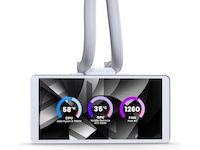 Phanteks Glacier One 36025 LCD Kjøler (hvit) CPU - Vannkjøling