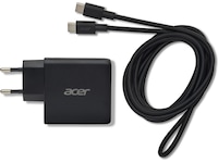 Acer 67W GaN PD-lader med 3 porter Batteri og lader