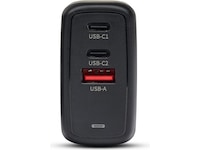 Acer 67W GaN PD-lader med 3 porter Batteri og lader