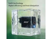 Acer 67W GaN PD-lader med 3 porter Batteri og lader