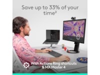 Logitech MX Master 4 Trådløs Ergonomisk Mus (lysegrå) -B-Grade Demo mus